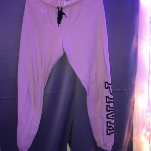 Pink sweatpants from pink